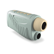 A compact, green and beige binocular device with textured grip and buttons, branded "KIDYWOLF," against a white background. Sleek and modern design.