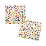 Moulin Roty Le Jardin du Moulin botanist transfer sheets with birds flowers insects and botanical nature illustrations.