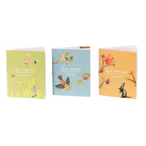 Moulin Roty Le Jardin du Moulin storybook torch set of 3 mini booklets featuring insects birds and animals nature themes.