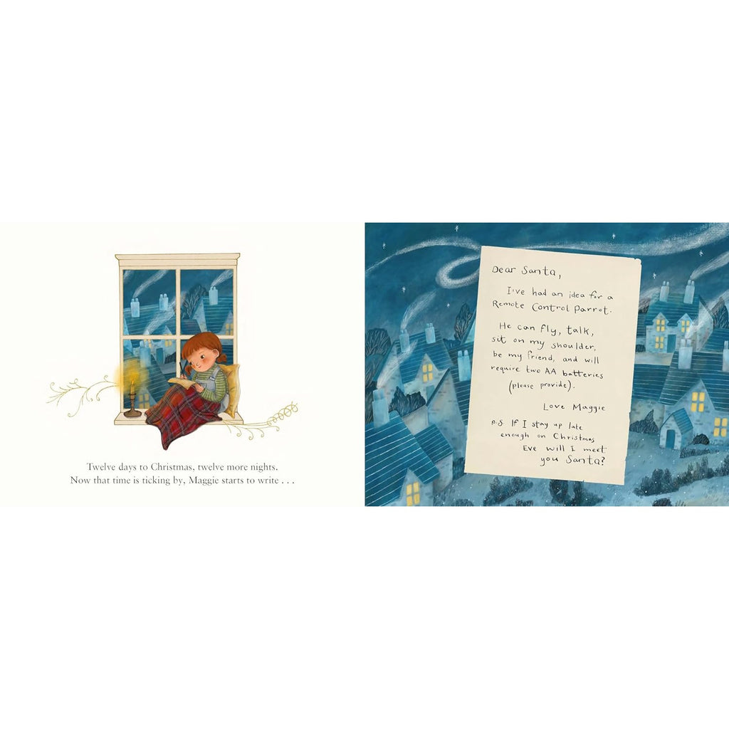 A magical, heartwarming story featuring letters from Santa Claus, offering a delightful peek into the festive world of the North Pole and the holiday preparations leading up to Christmas.