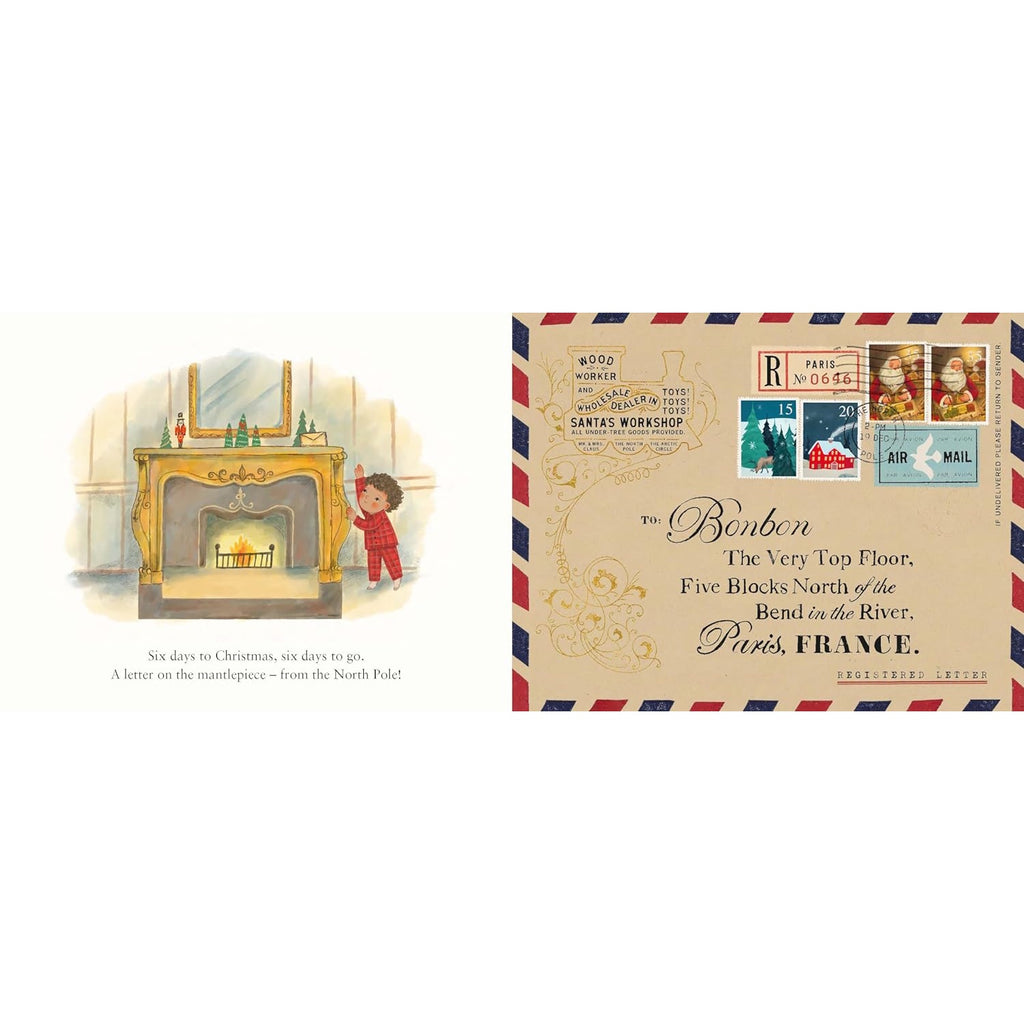 A magical, heartwarming story featuring letters from Santa Claus, offering a delightful peek into the festive world of the North Pole and the holiday preparations leading up to Christmas.