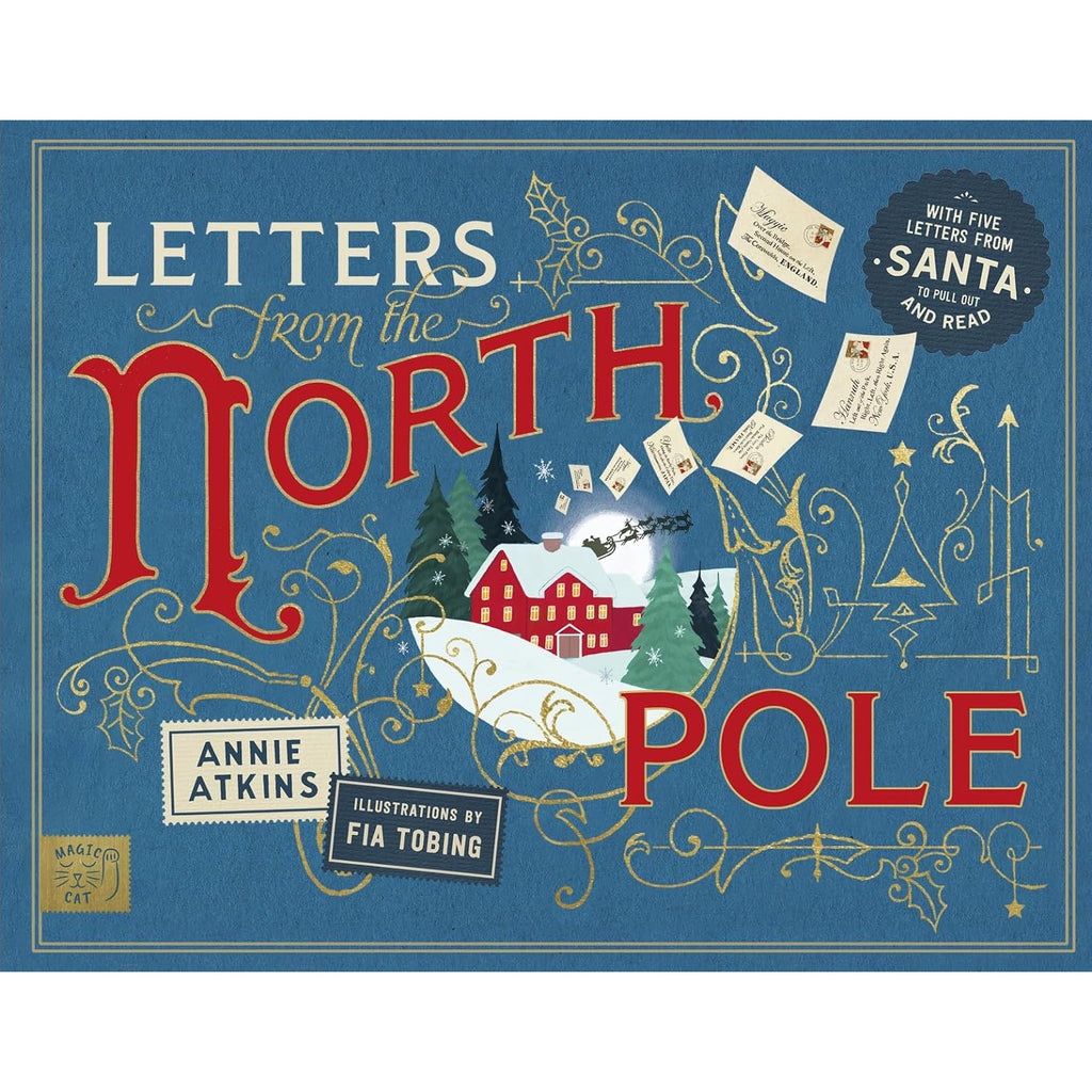 A magical, heartwarming story featuring letters from Santa Claus, offering a delightful peek into the festive world of the North Pole and the holiday preparations leading up to Christmas.