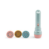 Kids storybook torch projector toy with three colorful image discs for bedtime reading.
