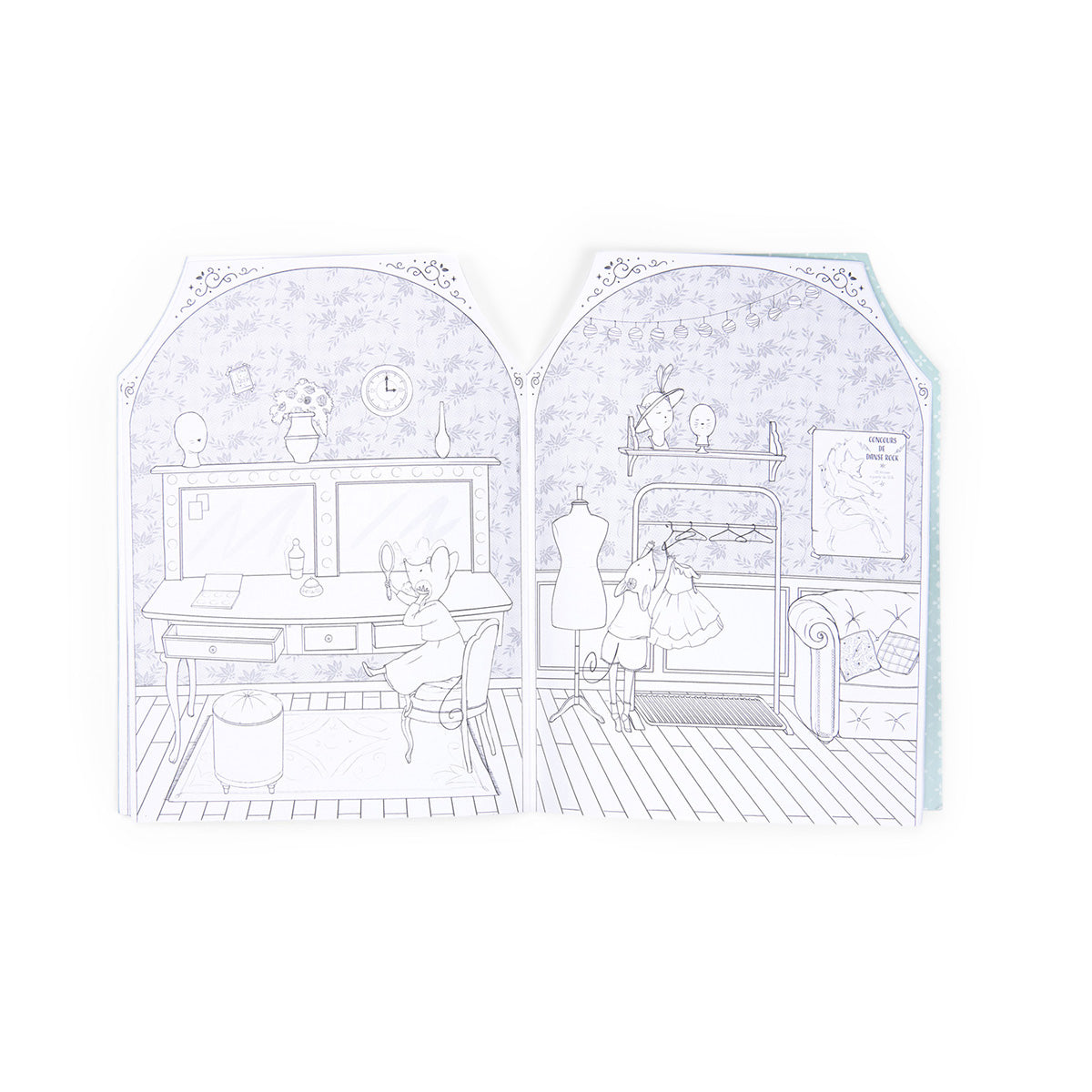The Little Dance School Sticker and Colouring Book