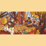Londji Bear's Forest 24-piece jigsaw puzzle featuring an illustrated woodland scene with bears, bees, and forest animals.