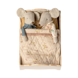 Maileg Bed for Mouse House (Off-White)