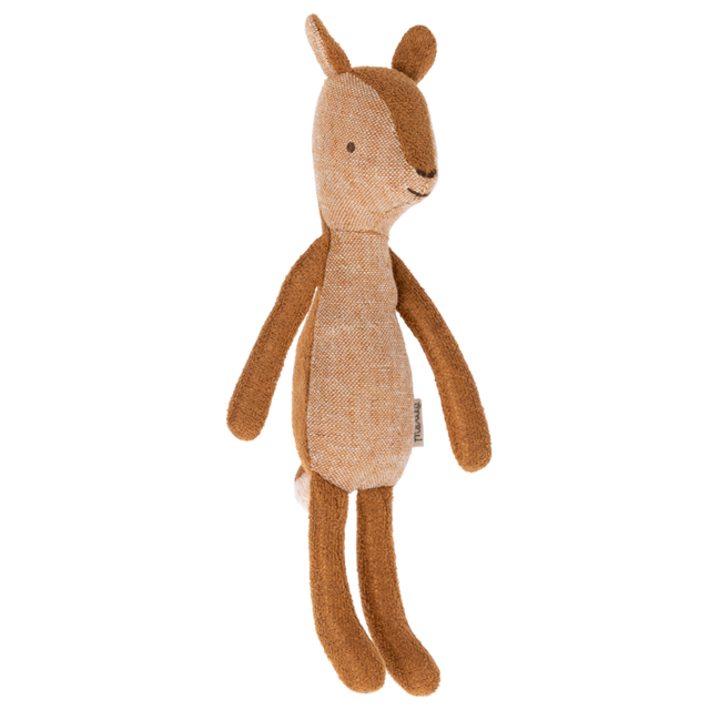 Maileg Little Sister deer plush toy fabric stuffed animal.