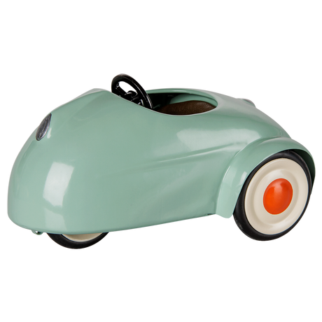 Maileg mouse car in light mint, vintage style miniature toy car