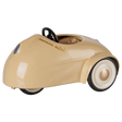 Maileg mouse mini car in wheat color, vintage metal toy car for dollhouse mice.