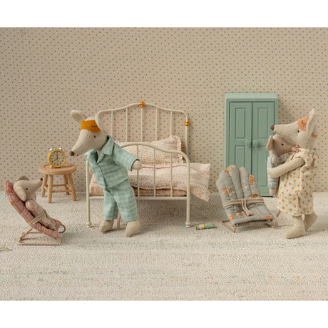 Maileg Pyjamas for Dad Mouse - Mint/Sand