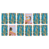 Mermaid-themed memory card game featuring patterned card backs and two revealed Mami Wata cards.