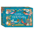 Box cover for 'Match the Mermaids: A Memory Game' featuring illustrated mermaids, shells, and sea life.