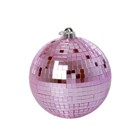Disco Ball in Pink Medium 15cm
