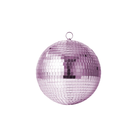 Disco Ball in Pink Medium 15cm