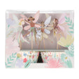 Meri Meri fairy cupcake kit featuring floral liners and winged fairy toppers for whimsical birthday party treats.