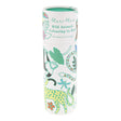 Meri Meri Wild Animals Colouring In Roll in a decorative tube featuring illustrations of a monkey, snake, and leopard.