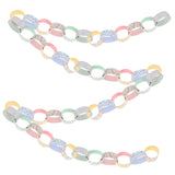 Floral and pastel scalloped paper chains from the Meri Meri x Liberty collection for party decorations and celebrations.