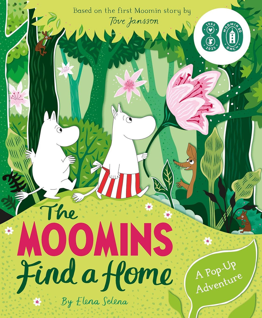 An interactive pop-up book that brings the magical world of the Moomins to life, as the beloved characters embark on a whimsical journey to find a new home.