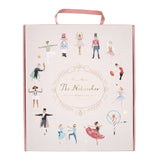 Meri Meri Nutcracker Theatre Advent Calendar packaging box with handle and character illustrations.