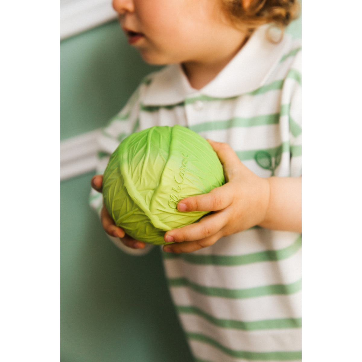 Oli & Carol Green Cabbage Baby Ball