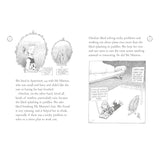 Children's book illustration of Ottoline and her small, hairy friend Mr Munroe on pages 2 and 3.