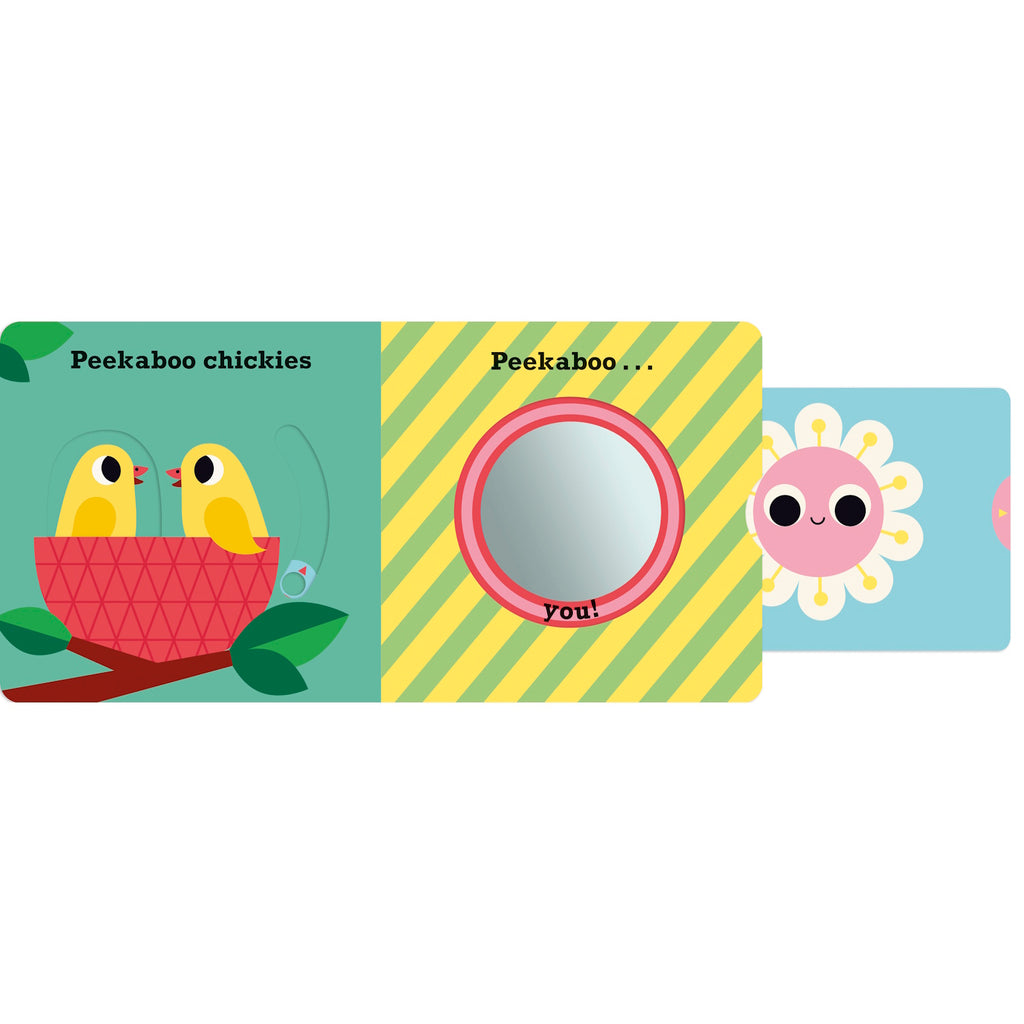 A delightful book for young children, featuring an adorable chick and hidden surprises under each flap, perfect for early interactive reading and exploration.