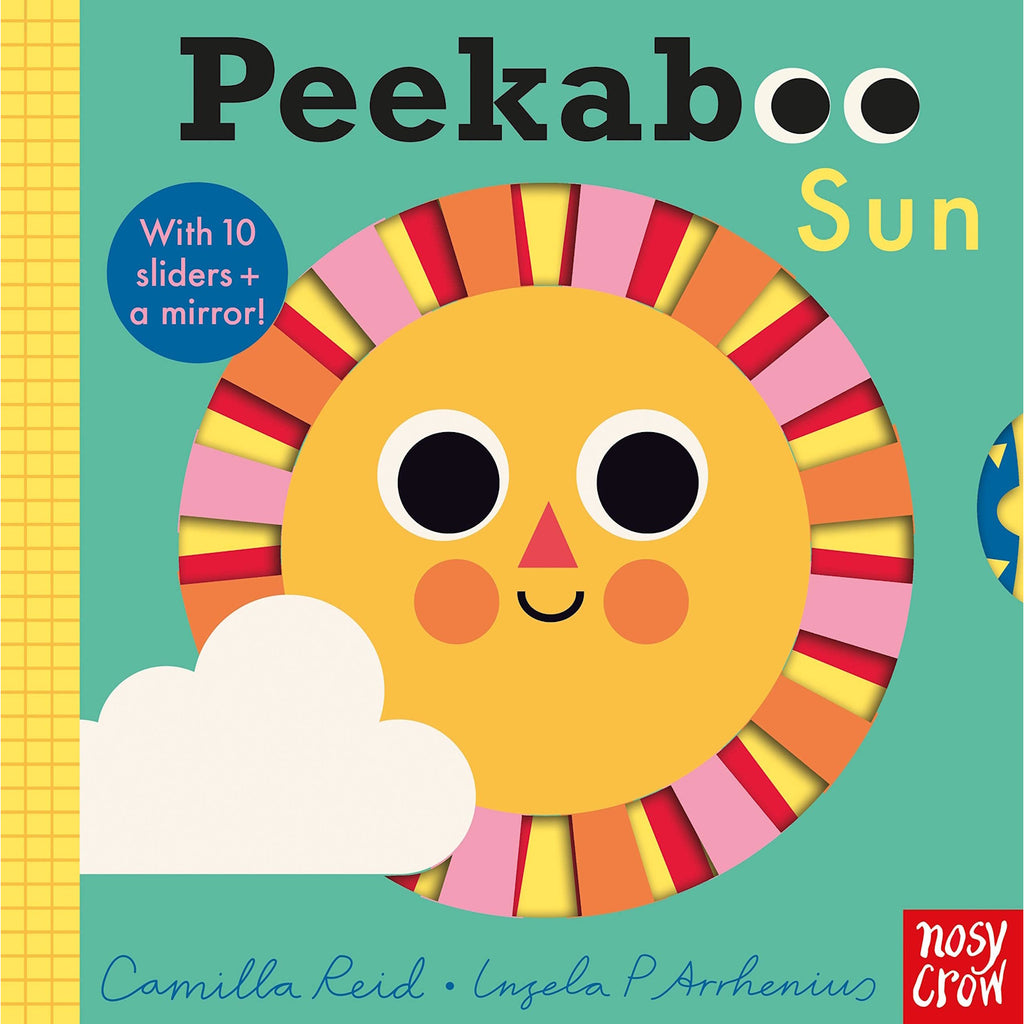 A charming board book for young children with peek-through holes and bright, playful illustrations, introducing the warmth and wonders of the sun.