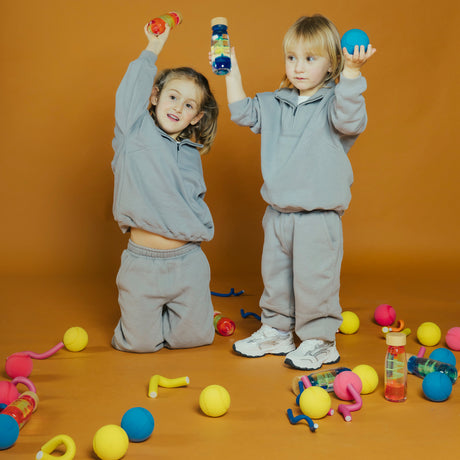 Petit Boum Sensory Move Bottle - Spiral Blue