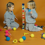Petit Boum Sensory Move Bottle - Spiral Blue