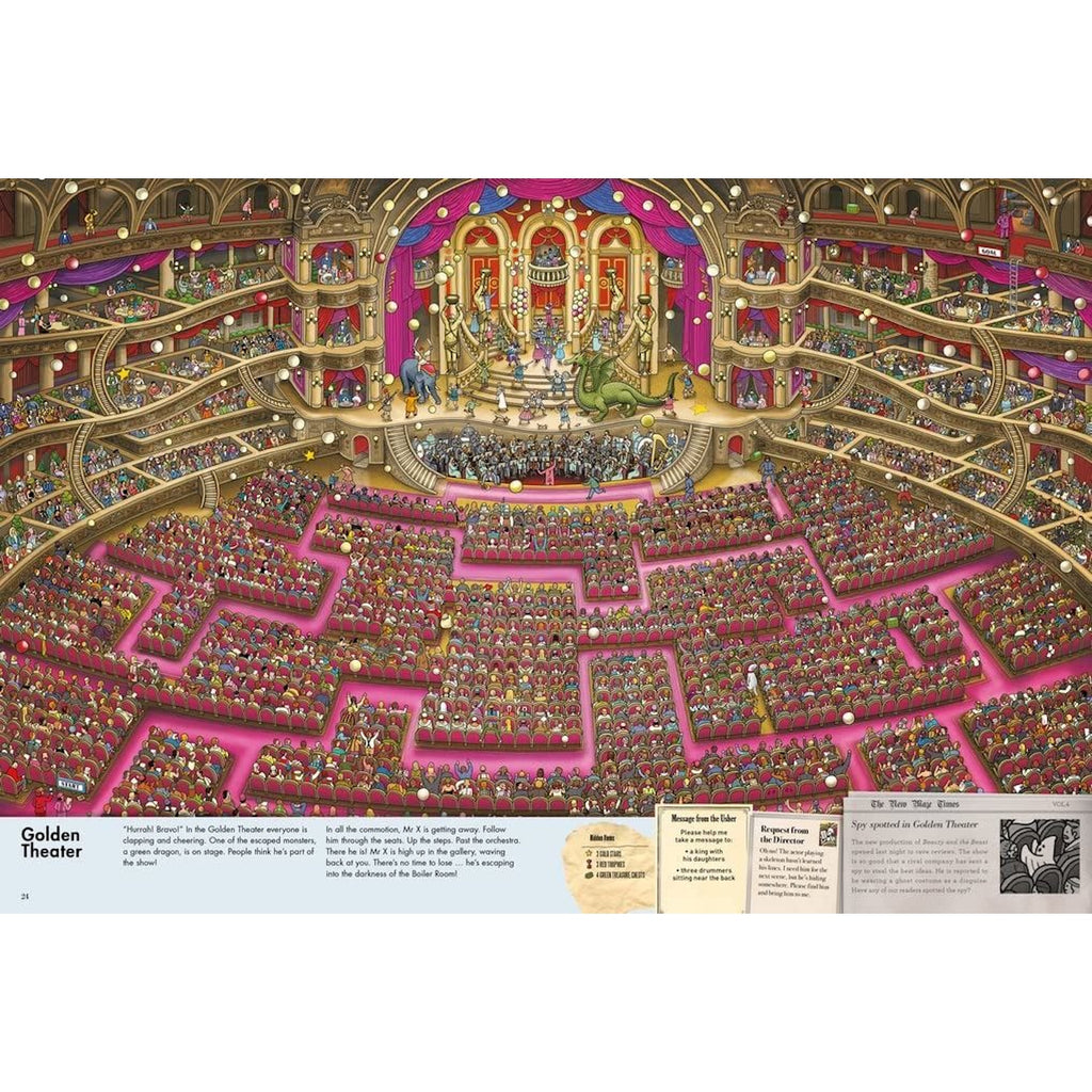 An engaging activity book featuring intricate mazes, puzzles, and hidden clues as Pierre embarks on a thrilling adventure to solve a mysterious case.