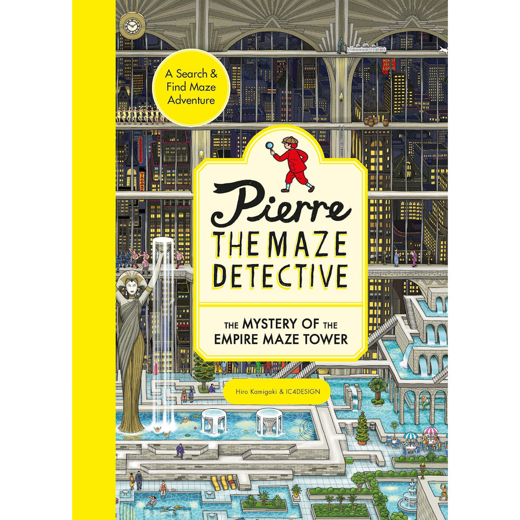 An engaging activity book featuring intricate mazes, puzzles, and hidden clues as Pierre embarks on a thrilling adventure to solve a mysterious case.