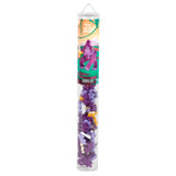 Plus-Plus Gorilla building set in a clear tube with purple and white interlocking pieces for creative 3D toy construction.