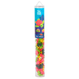 Plus-Plus Sea Turtle building set tube containing 100 colorful interlocking puzzle pieces for stem learning and creative play.
