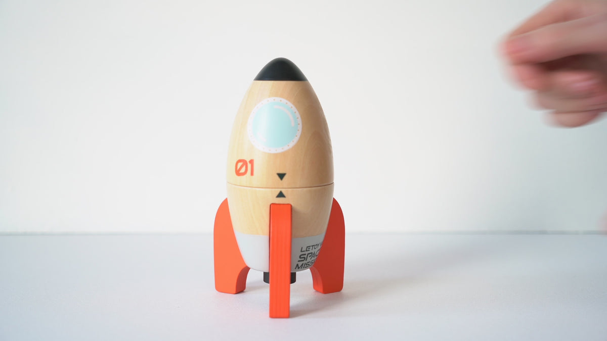 Magnetic Space Rocket Duo