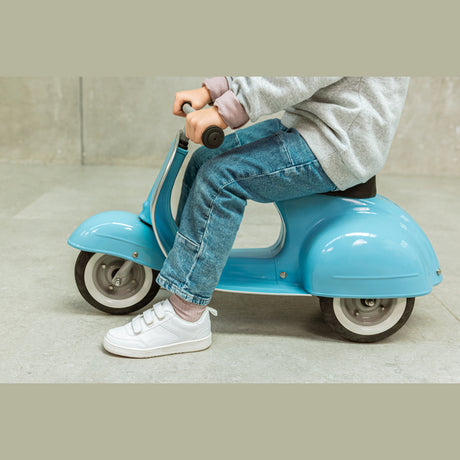 Primo Classic Italian Ride On Scooter - Blue
