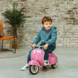 Primo Classic Italian Ride On Scooter - Pink