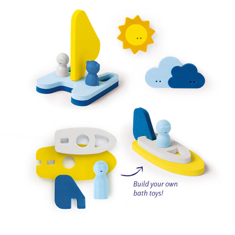 Quut Bath Toy Puzzle Friends - Sail Away