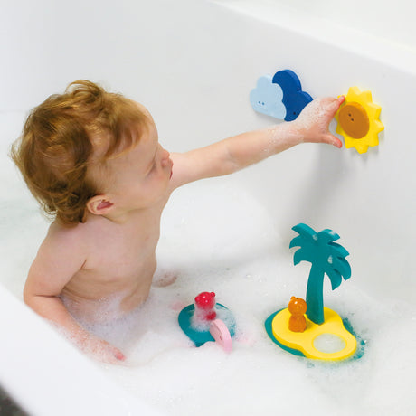 Quut Bath Toy Puzzle Friends Treasure Island
