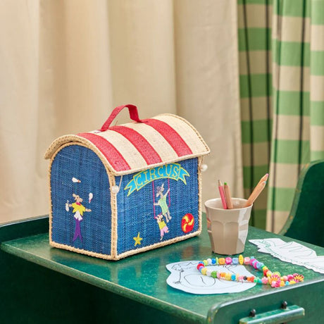 Raffia Kids Bag - Circus