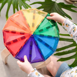 CONNETIX Magnetic Tiles RAINBOW Geometry Pack 30 pcs.