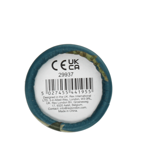 Bottom base of product container showing barcode, item number, manufacturer info, and safety markings.