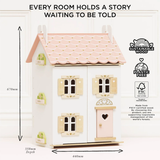 Roseheart Wooden Dolls House & Furniture