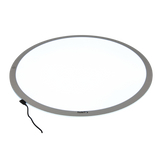 A circular LED panel with adjustable brightness and color-changing options, ideal for sensory play, color exploration, and interactive learning.