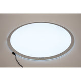 A circular LED panel with adjustable brightness and color-changing options, ideal for sensory play, color exploration, and interactive learning.