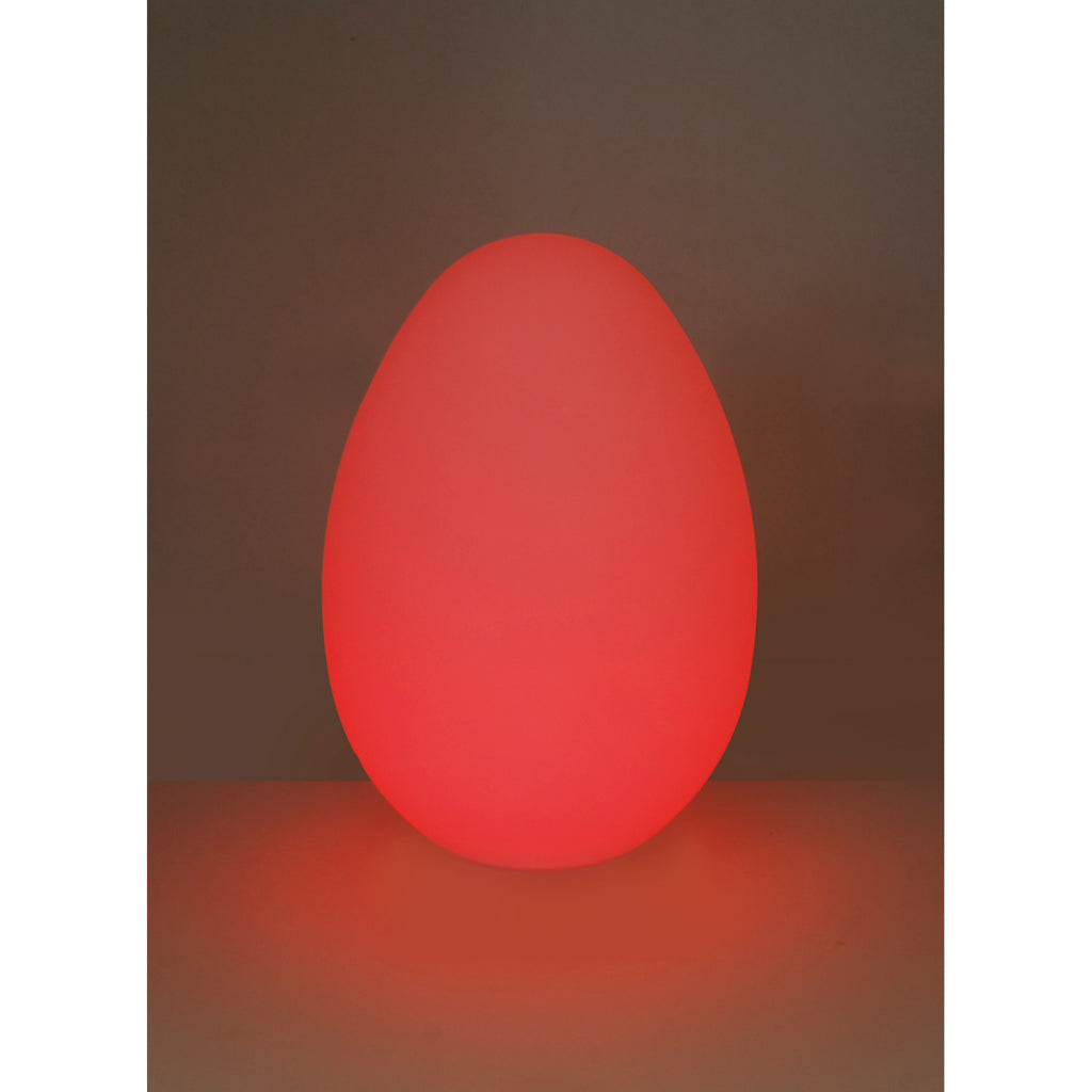 A large, color-changing LED egg light designed to create a calming sensory environment and support mood regulation and sensory exploration.
