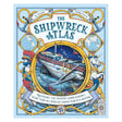 Book cover for 'The Shipwreck Atlas' featuring a sunken ship underwater framed by nautical motifs.