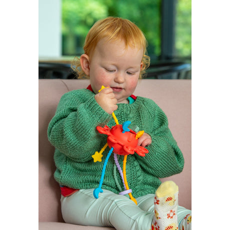 Silisoft Zip Pull Toy (Rainbow)