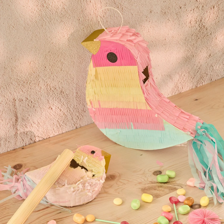 Small Bird Paper Piñata