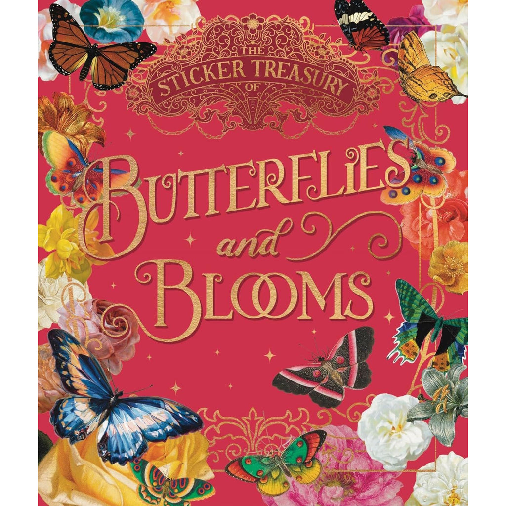 A beautifully illustrated activity book filled with reusable stickers and floral scenes to decorate, perfect for creative nature lovers.
