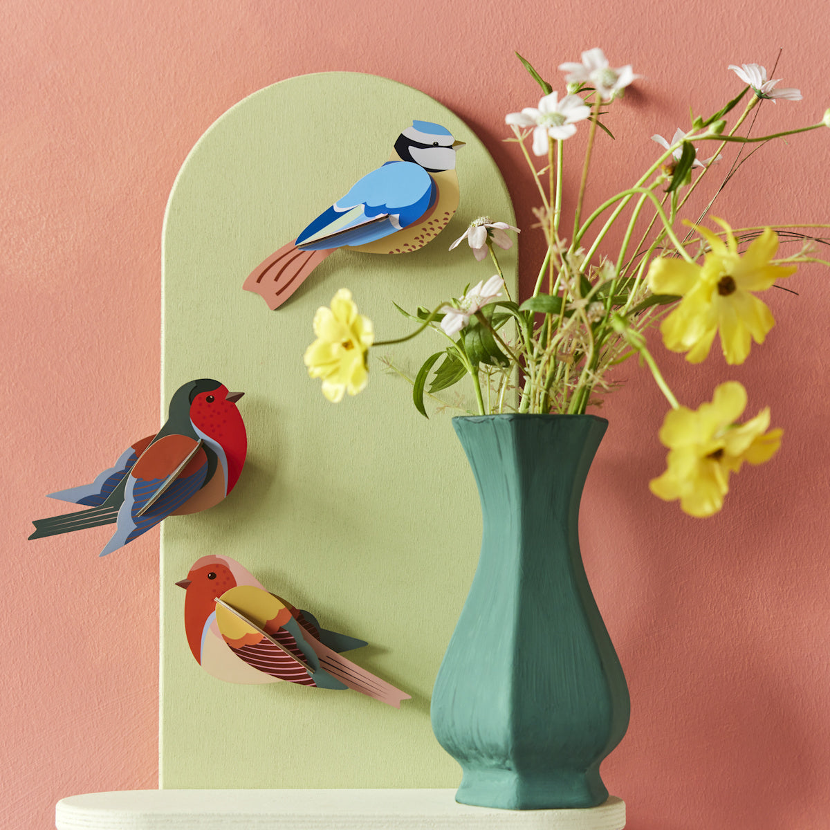 Studio Roof Garden Birds - Robins